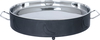 Al Saif Gallery steel food warmer, 14 x 46 x 54 cm, circular - black silver product image 6