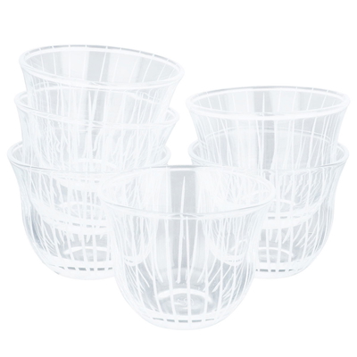 Al Saif Gallery Glass Tea Coffee Bialat Set, 18 Pieces - Clear product image 2