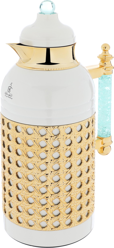 Al Saif Gallery Sarah Steel Thermos Set, 1/1 Liter, 2 Pieces - Pearl Gold product image 8