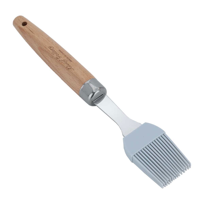 Alsaif Gallery Silicone Brush, Wooden Handle - Gray product image 1