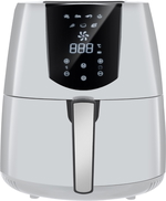 قلاية هوائية إديسون، 3.2 لتر، 1400 واط - رمادي فاتح product image 4