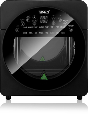 قلاية هوائية إديسون، 1700 واط، 14.5 لتر، 16 وظائف، تحكم واي فاي، AF521T - أسود product image