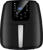 قلاية هوائية إديسون، 1800 واط، 8 لتر، وعاء داخلي تيفال، 8 وظائف، GLA-906 - أسود product image 5