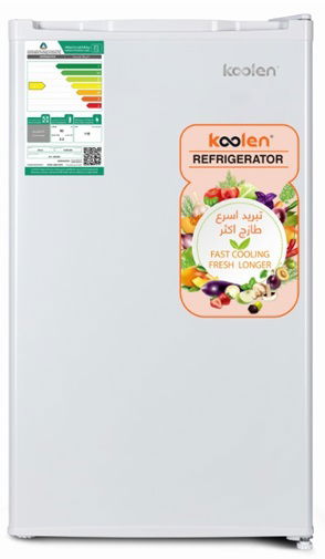 Koolen De Frost Mini Bar Refrigerator, 92 Liters, 3.2 Feet, Single Door, 811100003 - White product image 1