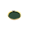 Al Saif Gallery porcelain dessert serving dish, 6.75 inches, round - green product image 1