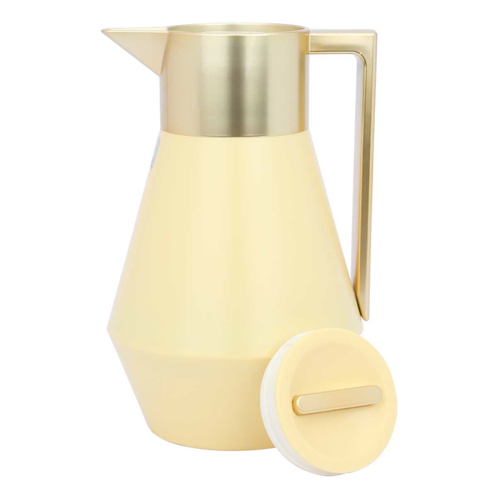 Lydia Plastic Everest Thermos, 1 liter, gold-yellow handle product image 2