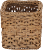 Al Saif Gallery Wicker Basket, 16.5 x 13 x 16.2 cm, Square - Brown product image 2