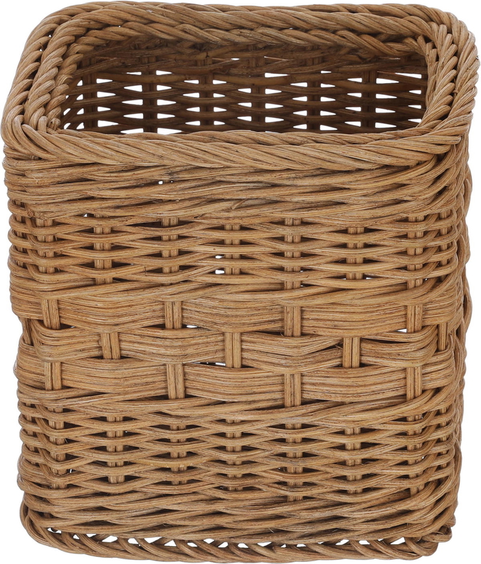 Al Saif Gallery Wicker Basket, 16.5 x 13 x 16.2 cm, Square - Brown product image 2