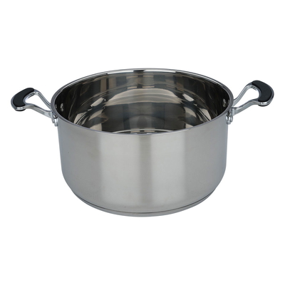 Rocky Al Saif Gallery Steel Pot, 18 cm, with silicone handle - silver product image 5