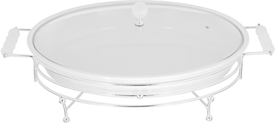 سخان طعام بورسلان وهج الماسة، 16 بوصة - ابيض فضي product image 1