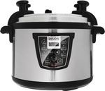 Edison Electric Pressure Cooker, 2000 Watt, 15 Liter, 10 Cooking Functions, Granite Bowl, - Silver Black product image 2