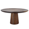 Al Saif Gallery wooden cake serving stand, circular, with base - wooden product image 1