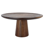 Al Saif Gallery wooden cake serving stand, circular, with base - wooden product image 1