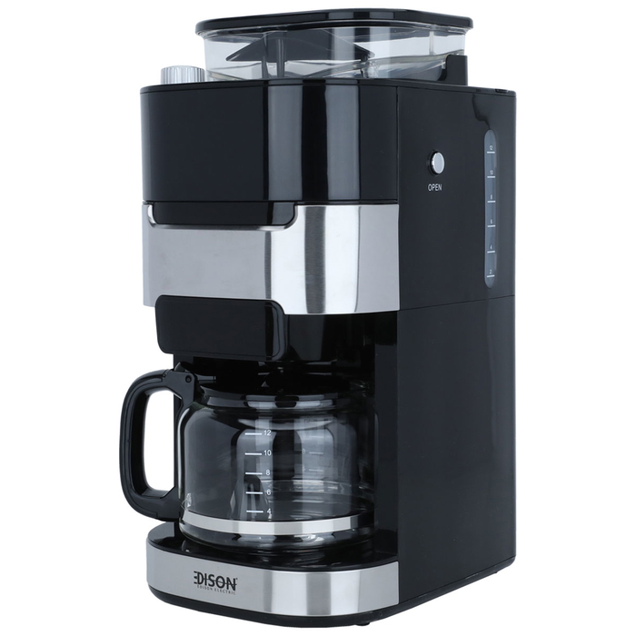 Edison Drip Coffee Maker, 900 Watt, 1.5 Liter - Black Silver product image 3