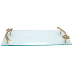 Al Saif Gallery Glass Serving Tray, 45X20X2 Cm - Clear product image 1