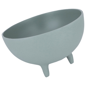 Al Saif Gallery Plated Iron Serving Bowl, 19.5x19.5x12 cm, Deep, Round - Light Green product image