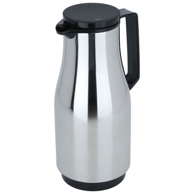 Helios thermos, 1.5 liters, glass inner container, plastic outer shell - silver black product image 2