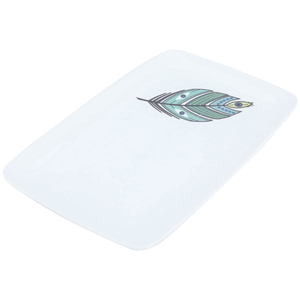 Al Saif Gallery porcelain serving plate, 34 x 25 cm, rectangular - white product image