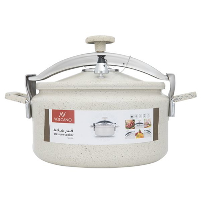 Alsaif Gallery Volcano Aluminum Pressure Cooker, 15 Liters - Silver product image 1