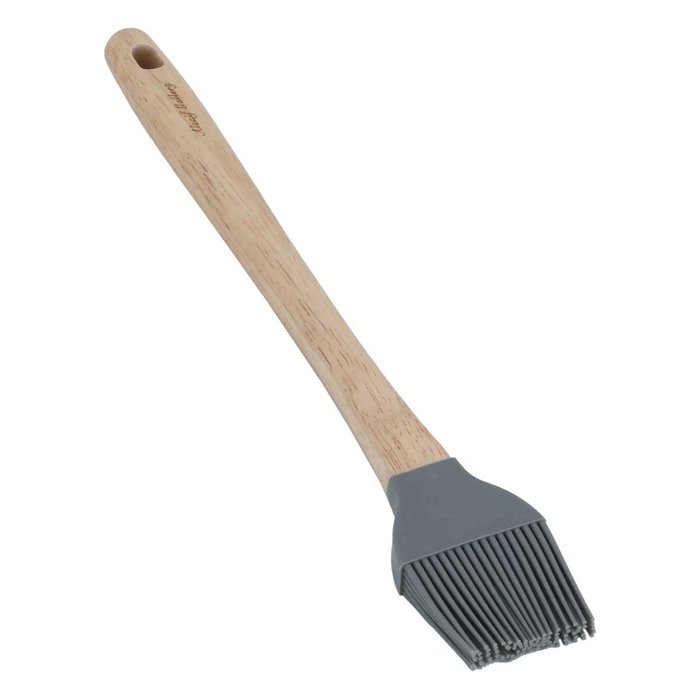 Alsaif Gallery Silicone Brush, Wooden Handle - Gray product image 1