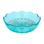 Al Saif Gallery Glass Serving Bowl, 21X21X7 Cm - Turquoise product image 1