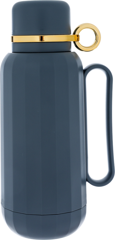 Al Saif Gallery Plastic Rahal Thermos, 1 Liter - Dark Blue product image 1