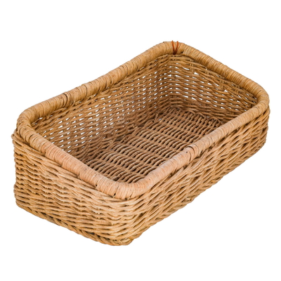 سلة تقديم خوص مستطيلة السيف غاليري، 33×16×12 سم - بيج product image 2
