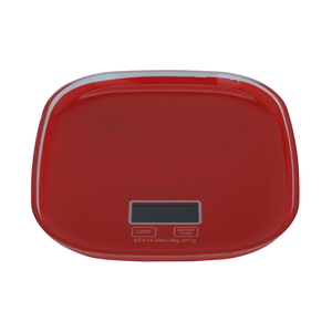 Al Saif Gallery Glass Electronic Kitchen Scale, 5 kg - Red product image