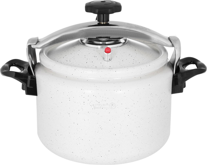 Al Saif Plus Granite Pressure Cooker, 11 Liter - White product image 6