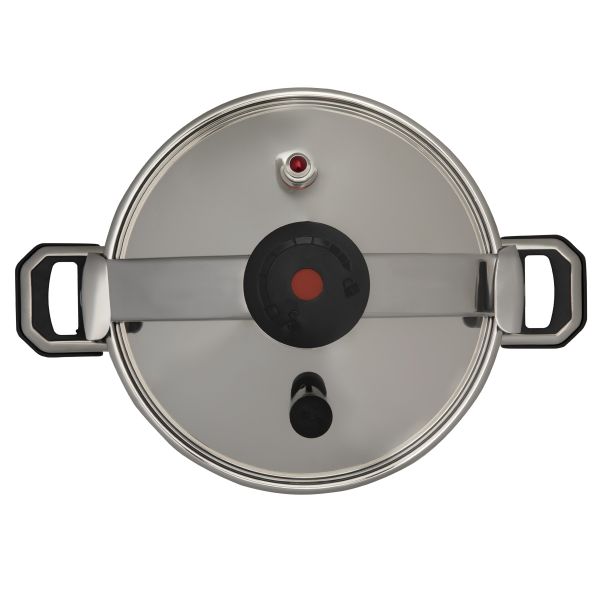 Steel Volcano Pressure Cooker, 5 Liter - Silver product image 3