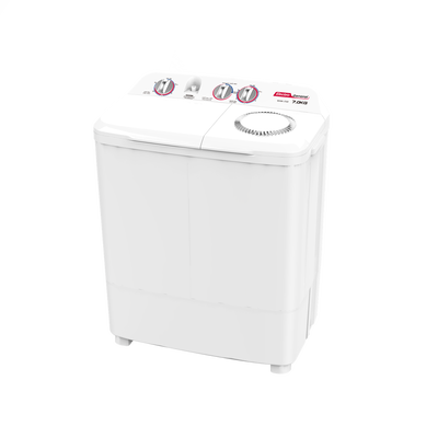 Electro Genral WXK-700 Top Load half automatic Washing Machine, 7 Kg, 2 Tub - White product image 1