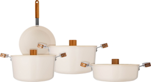 Tornado Ceramic Cookware Set, 7 Pieces - Beige product image