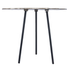 Al Saif Gallery metal serving table, 58x41x47 cm - grey product image 2