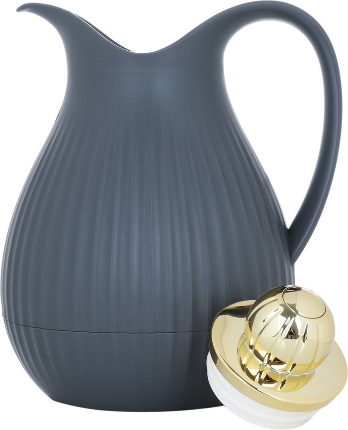 Ramira Plastic Al Saif Gallery Thermos, 1 litre, gilded - dark grey product image 4