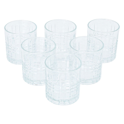 Al Saif Gallery Glass Cups Set, 6 Pieces - Clear product image 1