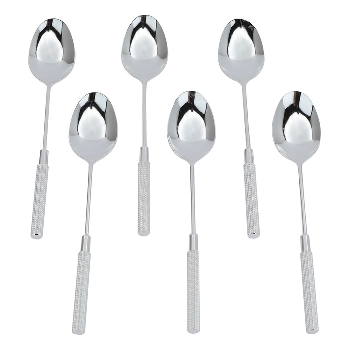 Al Saif Gallery steel tea spoon set, 6 pieces - silver with Sunbulah handle product image 2