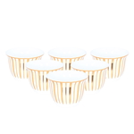 Alsaif Gallery Bialat and coffee cups and saucers serving set, 26 pieces, golden pattern - white product image 3