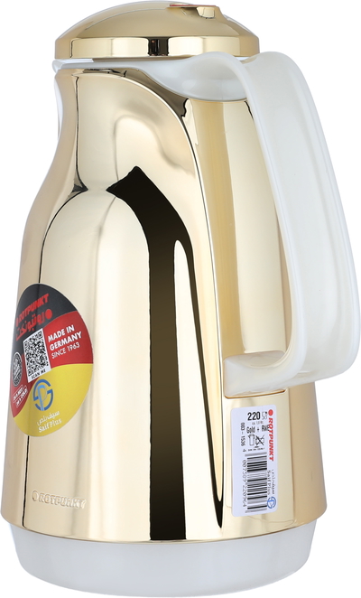 Rotpont thermos, 1 liter, glass inner container, plastic outer shell - gold product image 2