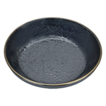 Al Saif Gallery porcelain serving plate, 18 cm, deep - black product image 2