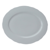 Al Saif Gallery porcelain plate, 14 inches, oval - white product image 1