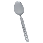 Al Saif Gallery steel spoon set, 6 pieces, engraved - silver product image 1