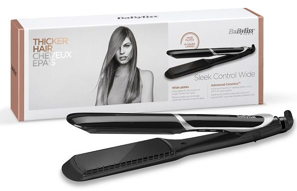 Babyliss Hair Straightener, 235°C, 6 Heat Settings, Ionic Technology - Black product image 3