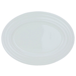 Al Saif Gallery porcelain plate, 36 cm, oval - white product image 1