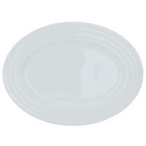 Al Saif Gallery porcelain plate, 36 cm, oval - white product image