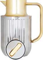 Laura Plastic Everest Thermos, 1 liter, gold-silver handle product image 3