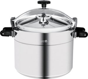 Alsaif Plus Aluminum Pressure Cooker, 30 Litres, 32 Cm - Silver product image