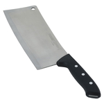 Saif Gallery Steel Turkish Cleaver, 25 cm, with wooden handle - silver product image 2