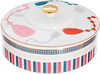 Al Saif Gallery (Trahal) Porcelain Candy Serving Box, Medium Round, Lid - White product image 1