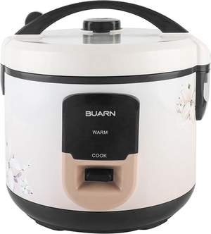 قدر طهي ارز بوران بروفيشنال، 700 واط، 1.8 لتر، RC-Q180A - ابيض product image