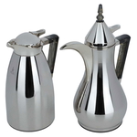 Al Saif Gallery Maha Steel Thermos Set, 2 Pieces, 1/1 Liter - Silver product image 2